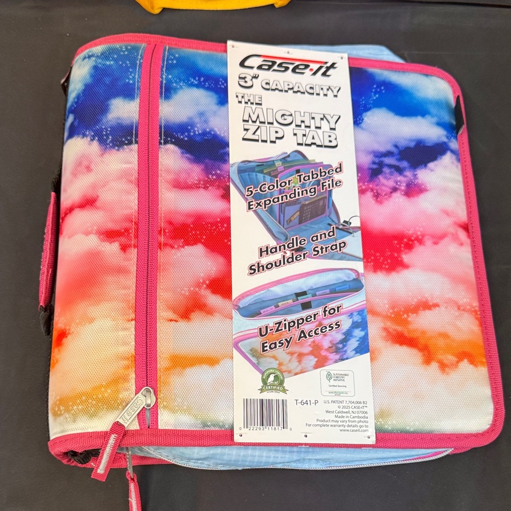 Case-it Colorful Expanding File Organizer